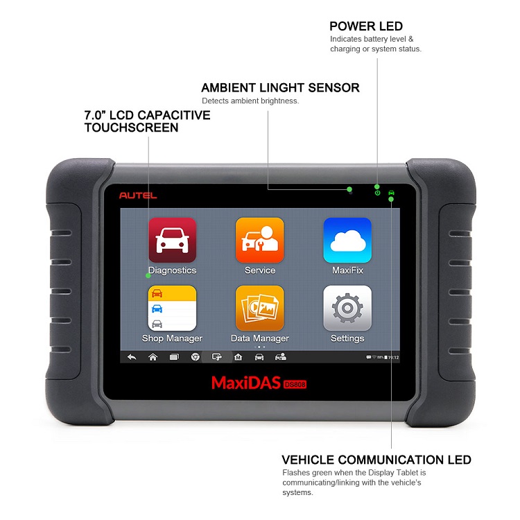 Autel MAXIDAS DS808 ECU Programmeur Scanner