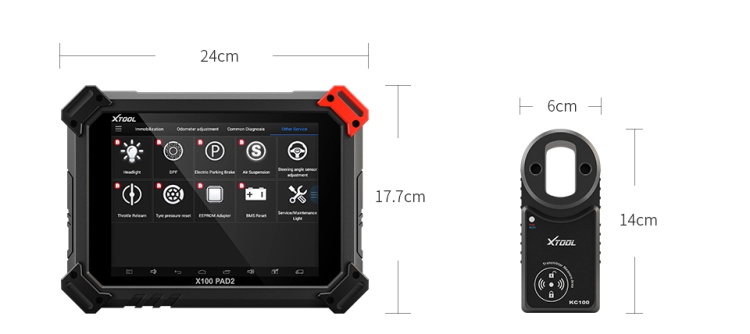 Xtool X100 programmeertool voor autosleutels